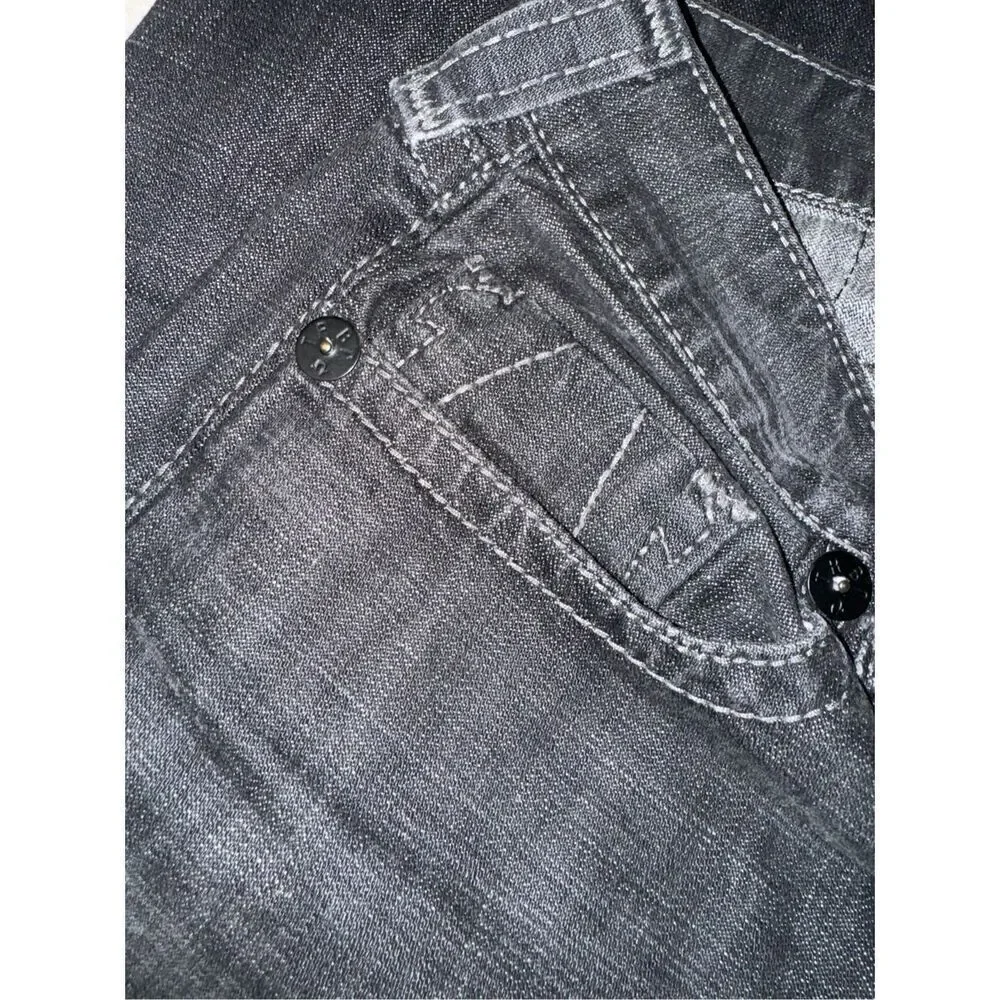 Vintage Y2K true religion black denim jeans size 33